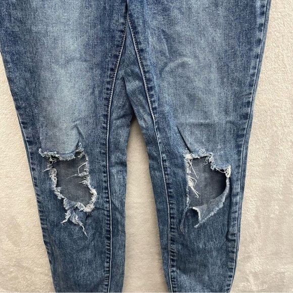 Versace 19-69 Women's Abbigliamento Sportivo Milano Italia distressed Jeans 26 - Picture 3 of 7